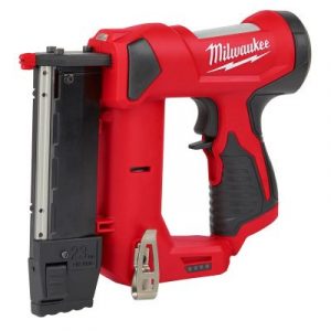 red, milwaukee, pin nailer, 23 gauge
